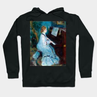 Woman at the Piano by Auguste Renoir Hoodie